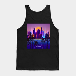 Los Angeles Synth City Tank Top